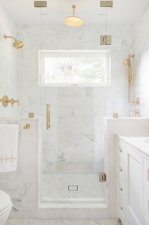 marble in shower design idea 3