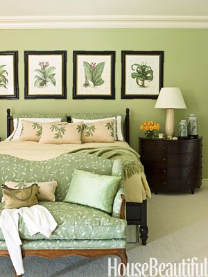 green bedroom design idea 22