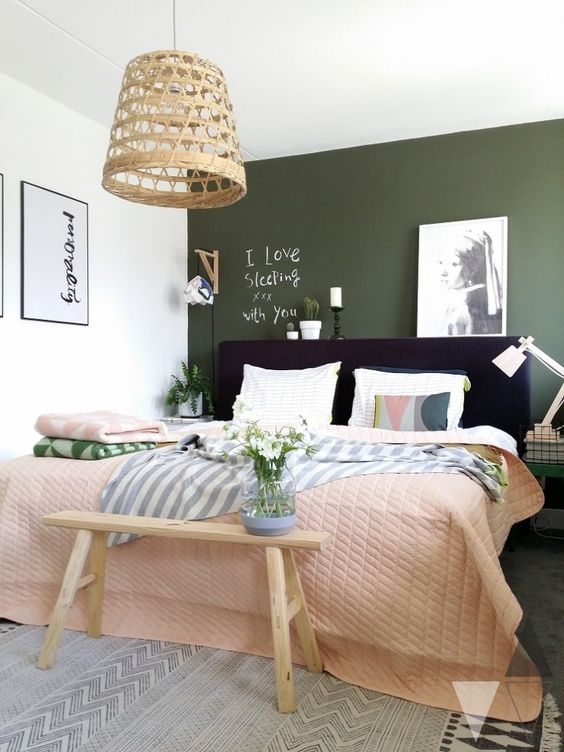 green bedroom design idea 2