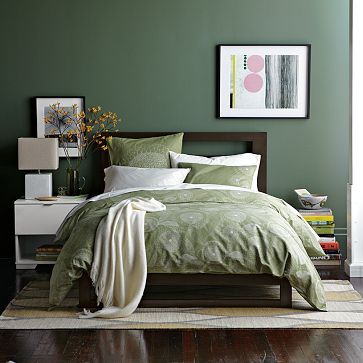 green bedroom design idea 24