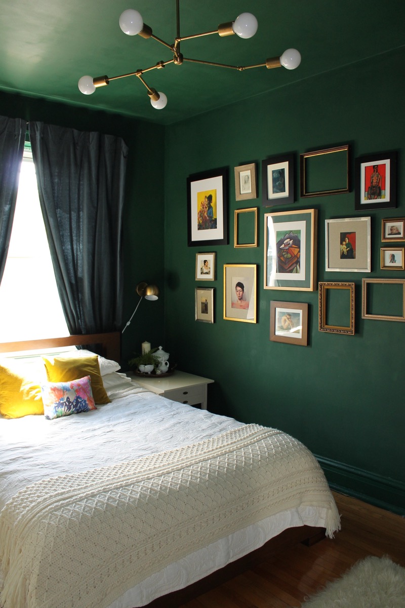 green bedroom design idea 11