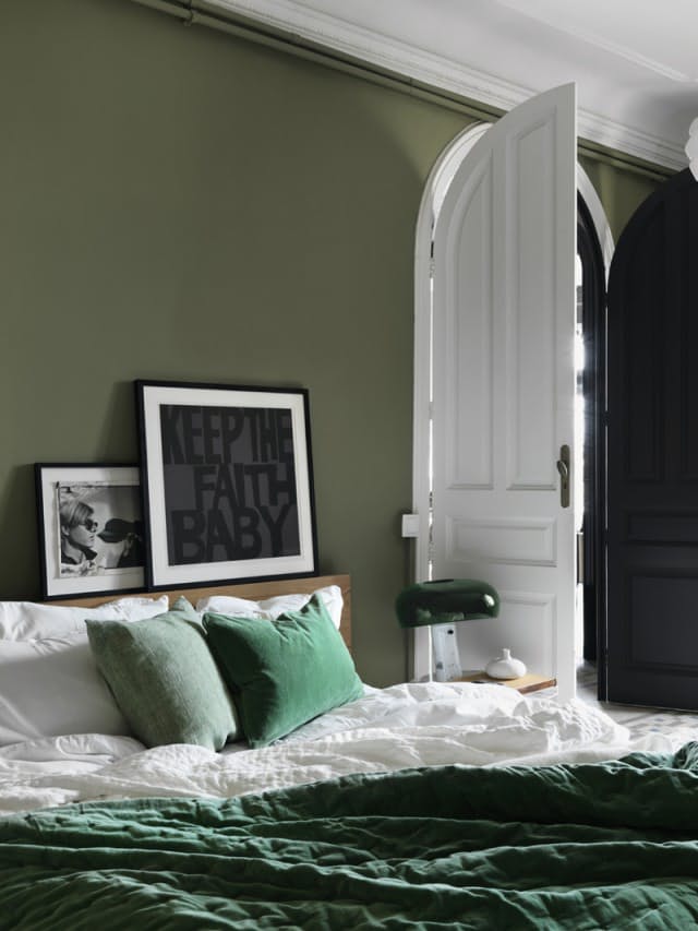 green bedroom design idea 15