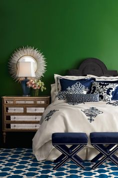 green bedroom design idea 21