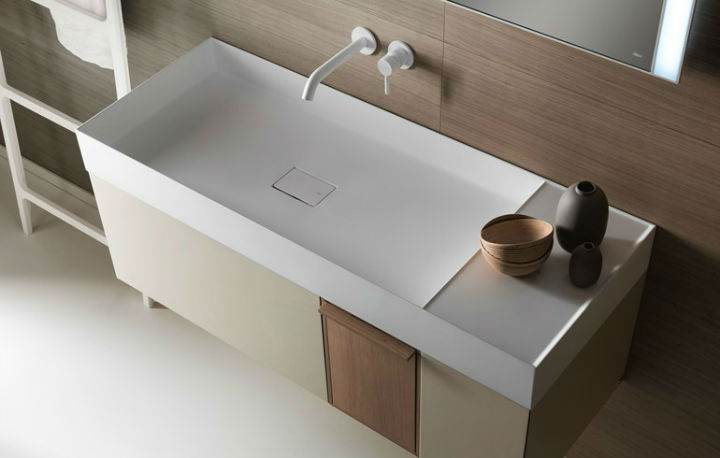 Elegant Modern Washbasin Designed With a Unique and Original Line