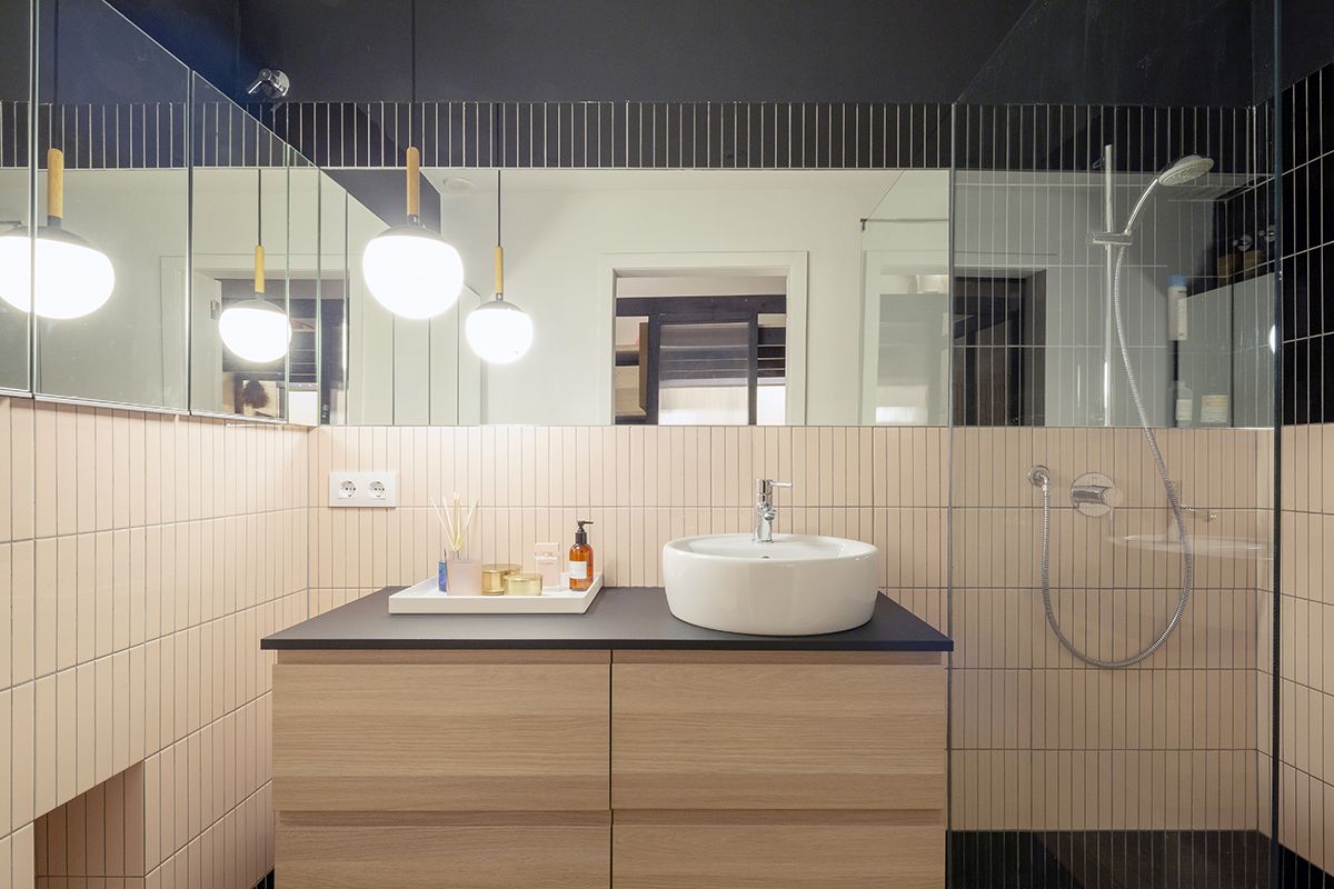 The bathrooms are also designed to look very welcoming and to include a variety of features