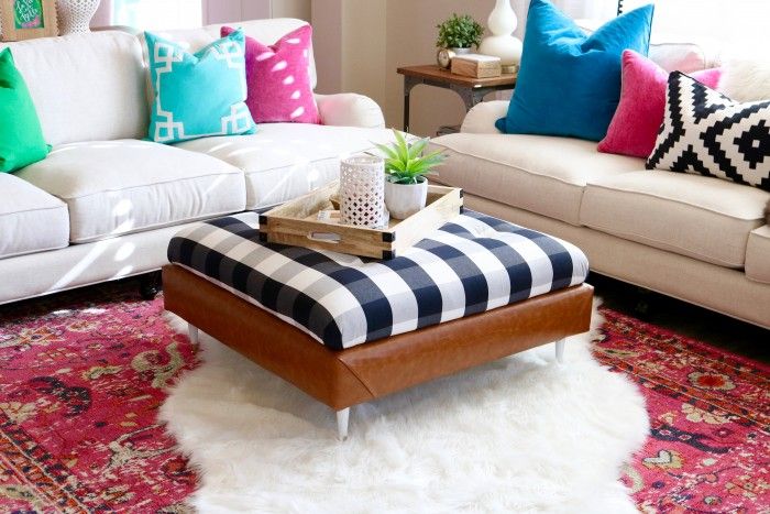 15 Cool Ways To Tackle The DIY Ottoman Challenge