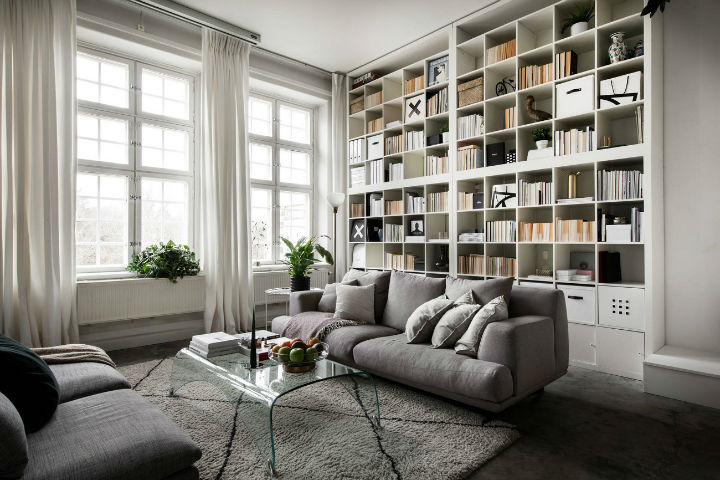 small Scandinavian loft interior design idea 9