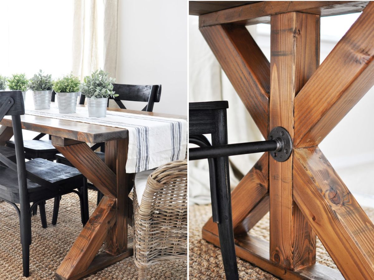 diy farm kitchen table