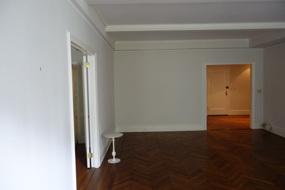 The other side of the living room didn't have a specific purpose in the original layout
