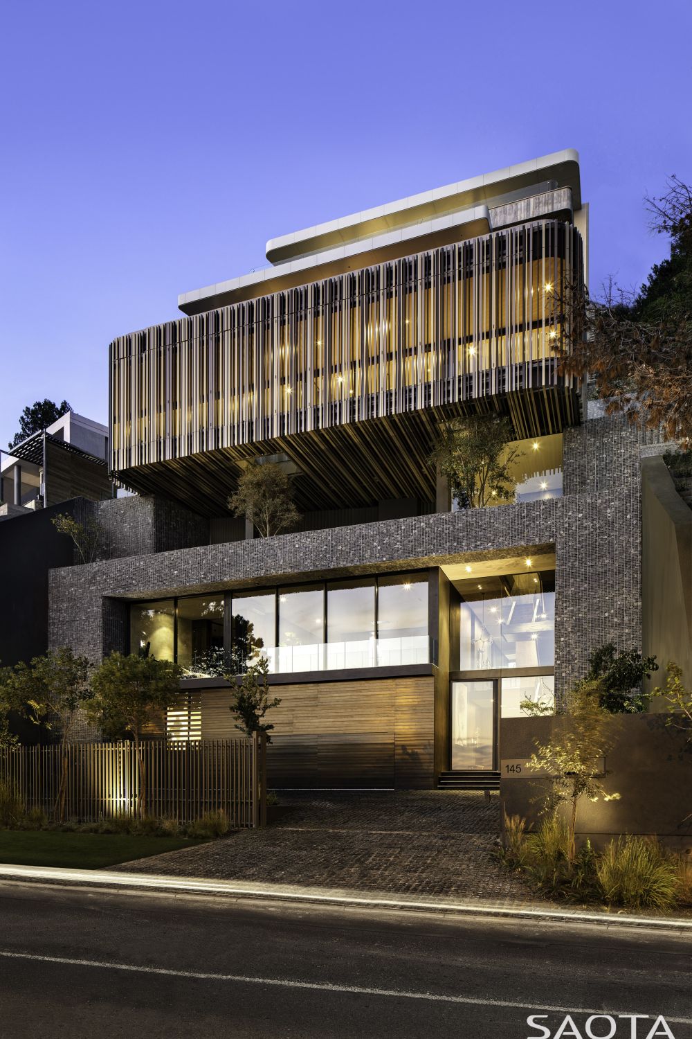 Each floor has its own unique structure and was designed with a specific selection of materials in mind