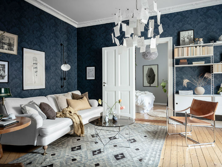 Scandinavian Cozy and Inviting Apartment interior 