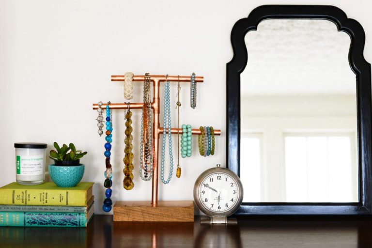 10 Great DIY Necklace Holder Ideas So They Never Get Tangled Again