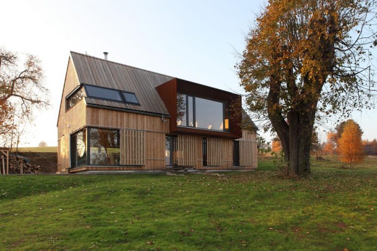 Cool Minimalist Homes Made From Wood That Sync With Nature