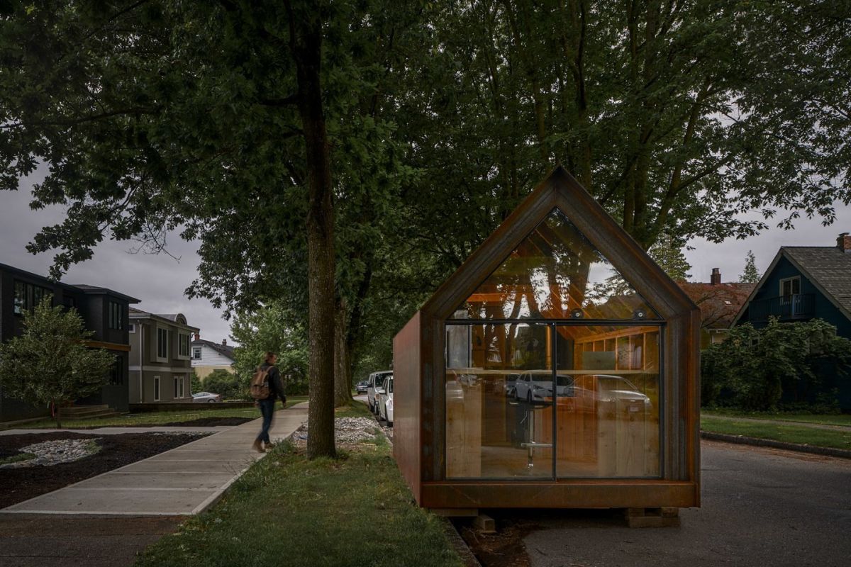 Thanks to its compact proportions, the Site Shack can fit just about anywhere