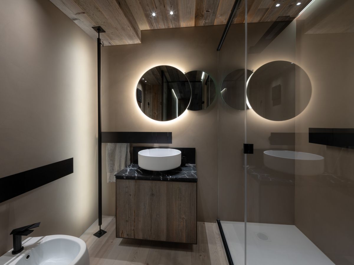 The lighting is soft and delicate, giving each space an inviting and comfortable appearance