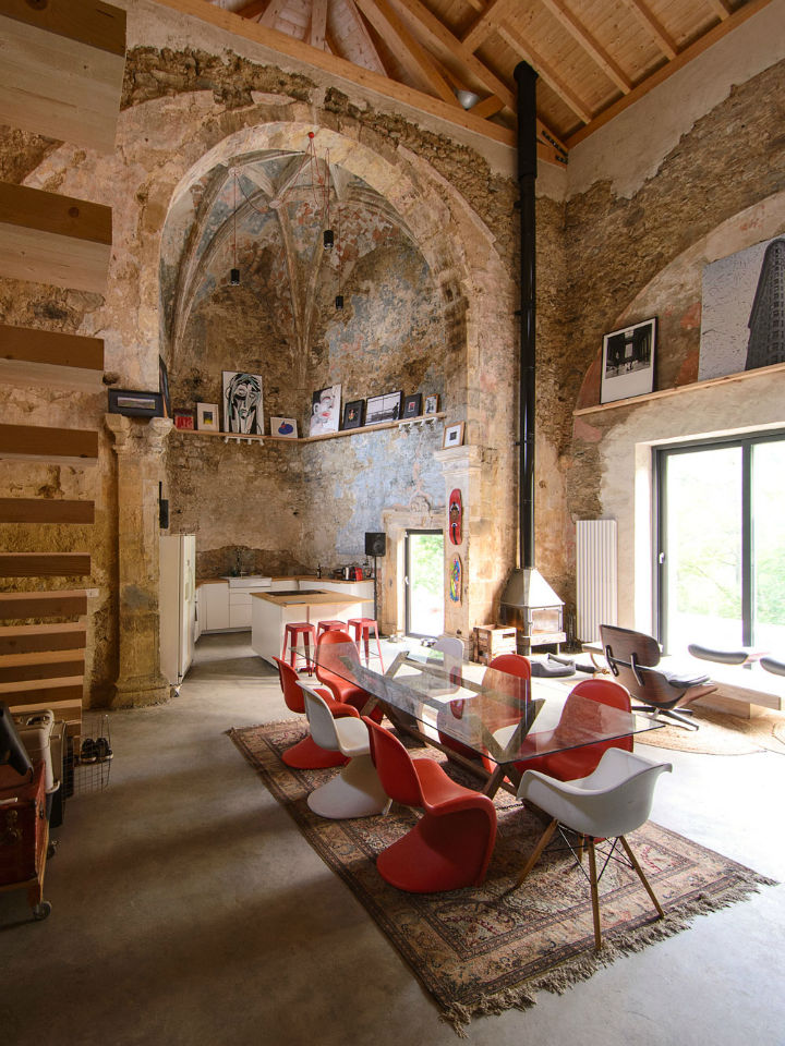 Historic Stone Church Turned Into a Modern Home 2