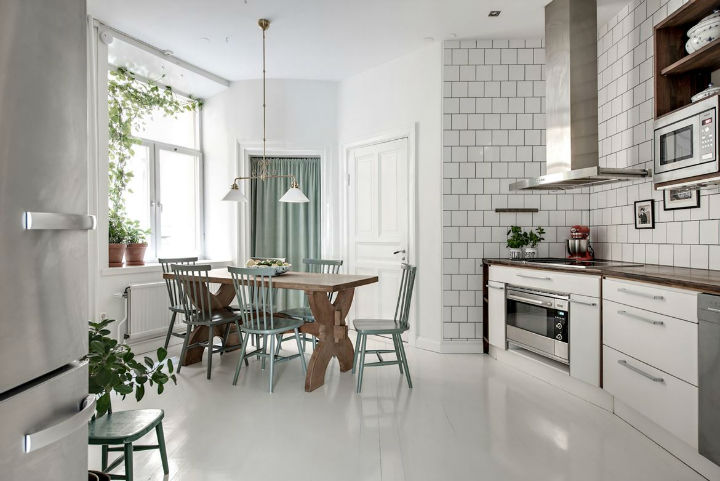 Charming Scandinavian Apartment interior design 16