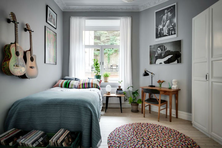 Charming Scandinavian Apartment interior design 23