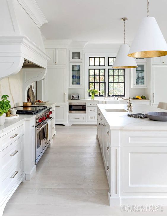 Scandi-Inspired all white kitchen