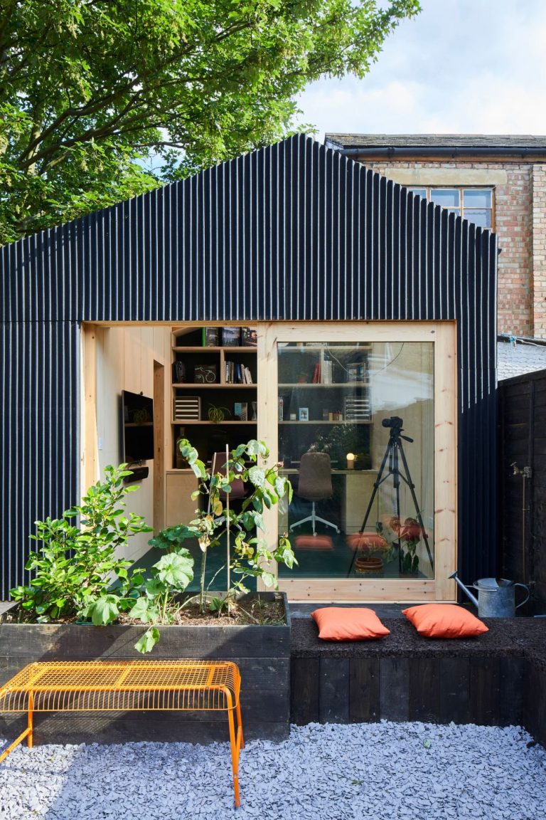 Fiberglass Garden Shed Becomes An Architect’s New Studio