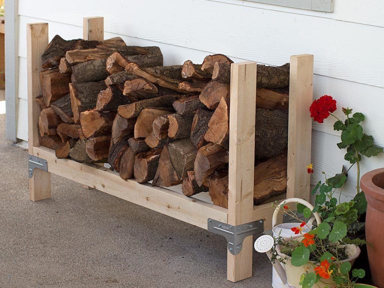 DIY Firewood Rack Ideas With Ingenious Designs