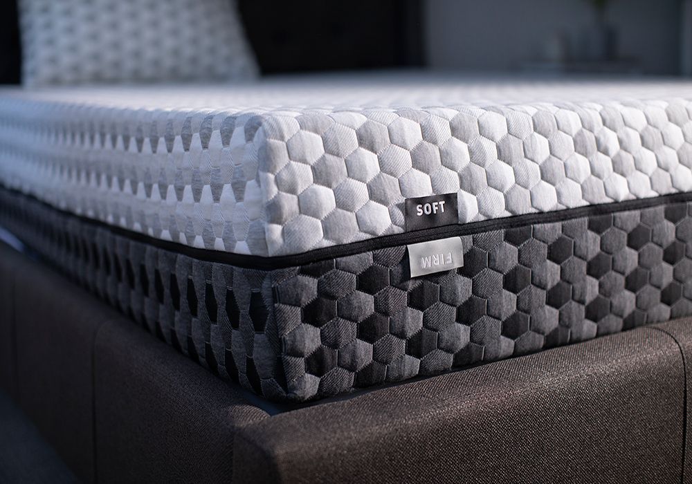 What’s super interesting about the Layla mattress is that it has two sides: a firmer mattress side and a softer mattress side.