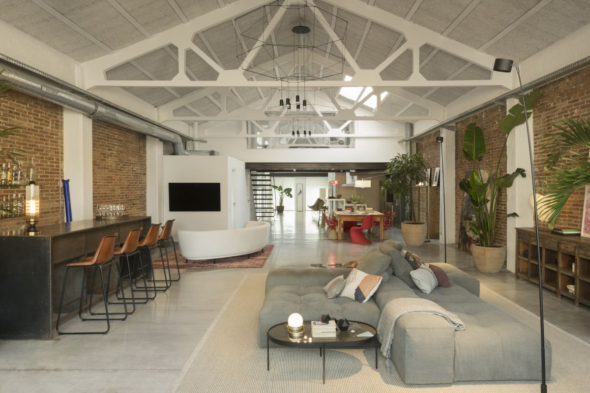 The open plan social area gives each corner a special meaning and a unique function