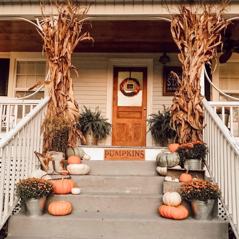 Front Porch Decor Ideas To Welcome Fall With