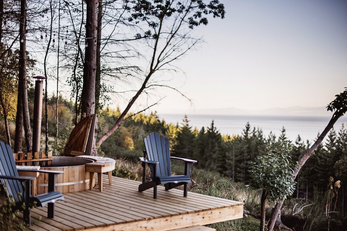 This small wooden deck is the best place for admiring the panoramic views