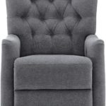 Upholstered Glider Swivel Rocker Chair