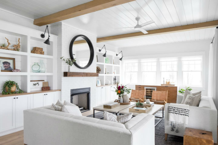 timeless and airy living room