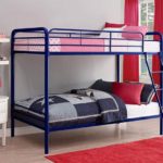 Bunk Bed with Metal Frame and Ladder