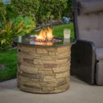 Rogers Round Stone Fire Pit Table