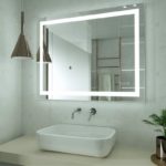 Bathroom Wall Mounted Mirror with High Lumen