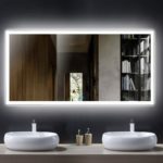 Decorative Bathroom Silvered Mirror