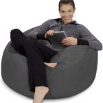 Memory Foam Bean Bag Chair with Microsuede Cover