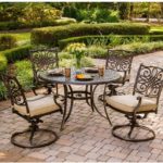 Traditions 5-Piece Deep-Cushioned Swivel-Rocker Dining Set