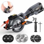 TACKLIFE Circular Saw with Metal Handle