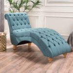 Bellanca Fabric Tufted Chaise Lounge Chair