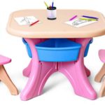 Costzon Kids Table and 2 Chair Set