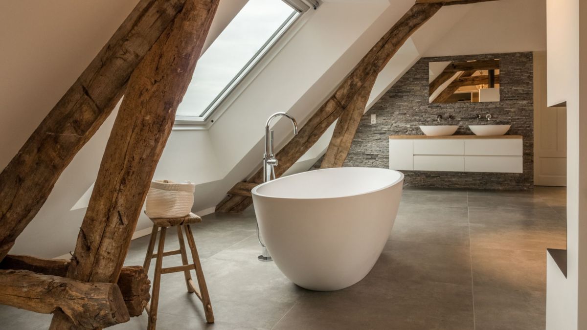Although the roof shape does mean a smaller usable area overall, it adds a lot of authentic charm to the house