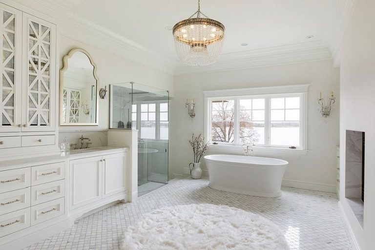 20 White Bathrooms that Bring Home Spa-Styled Relaxation