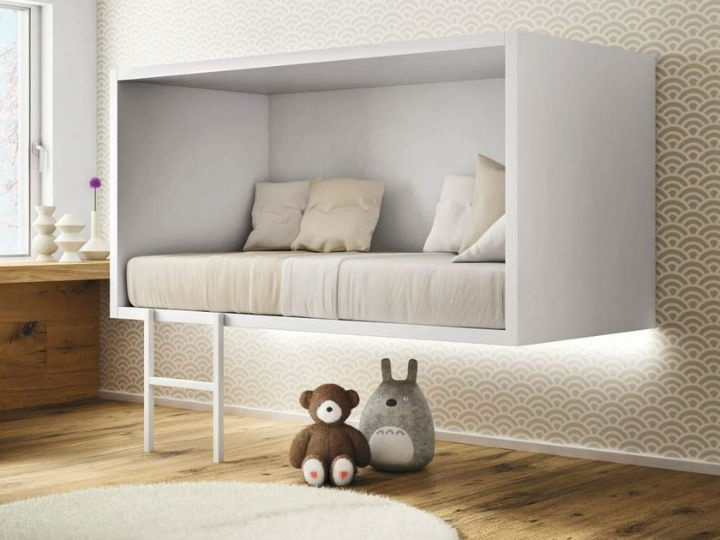 Kids Floating Bed Designs