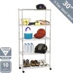 Steel Wire Shelving with Wheels