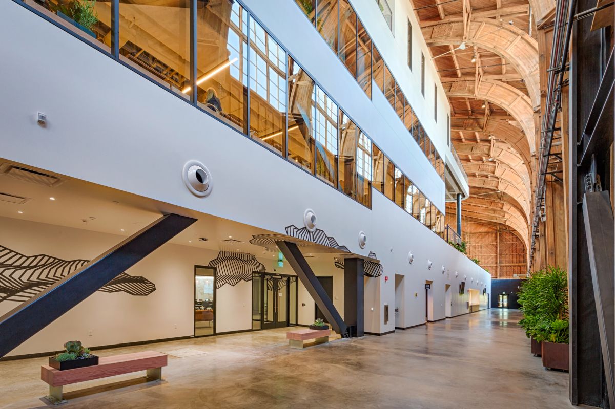 The different shapes and sizes of the floor plans allow natural light to penetrate all levels