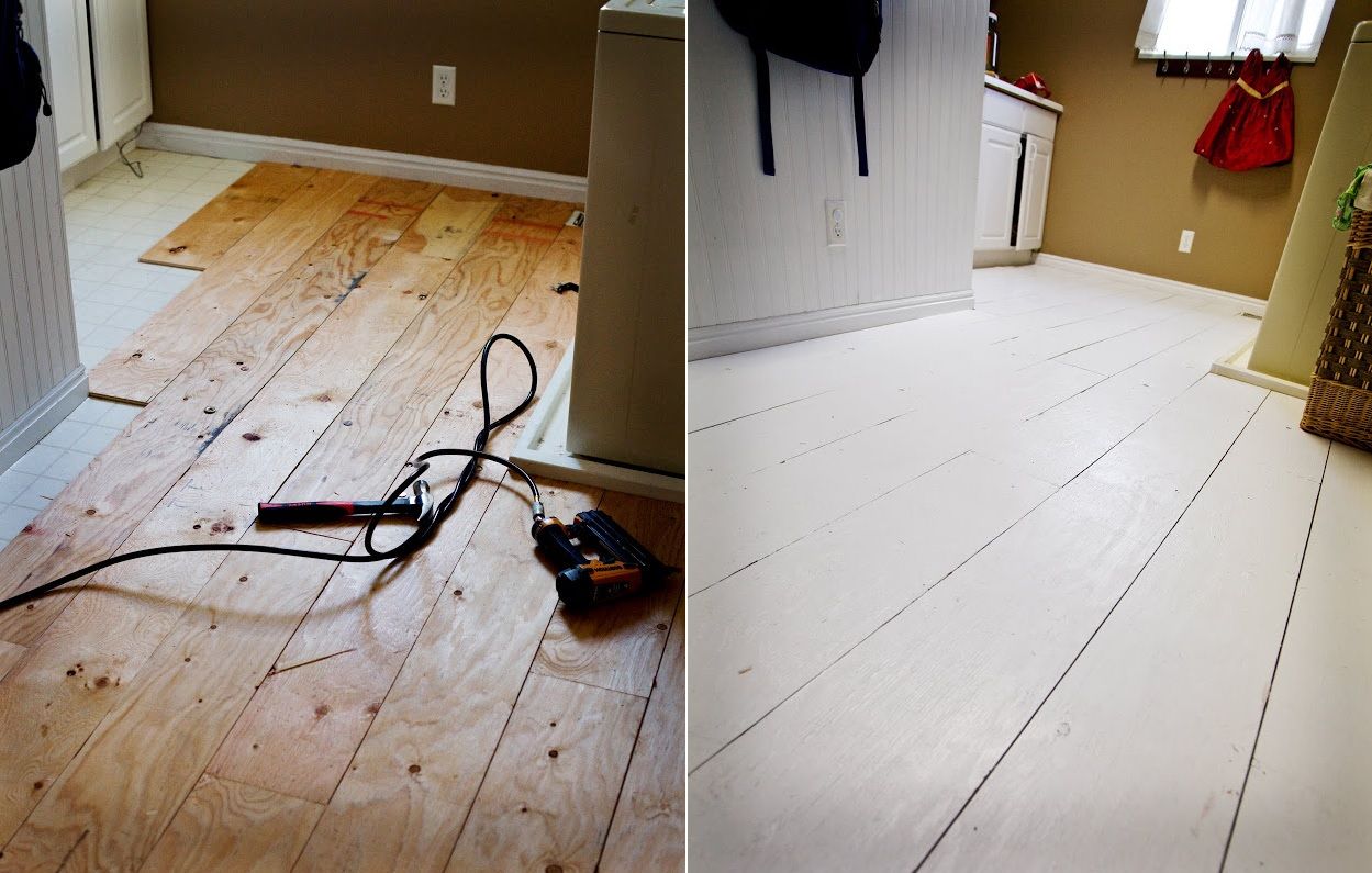 Install and Paint a Plywood Floor