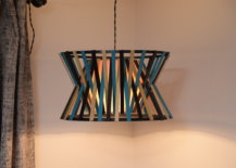 finished DIY pendant lamp