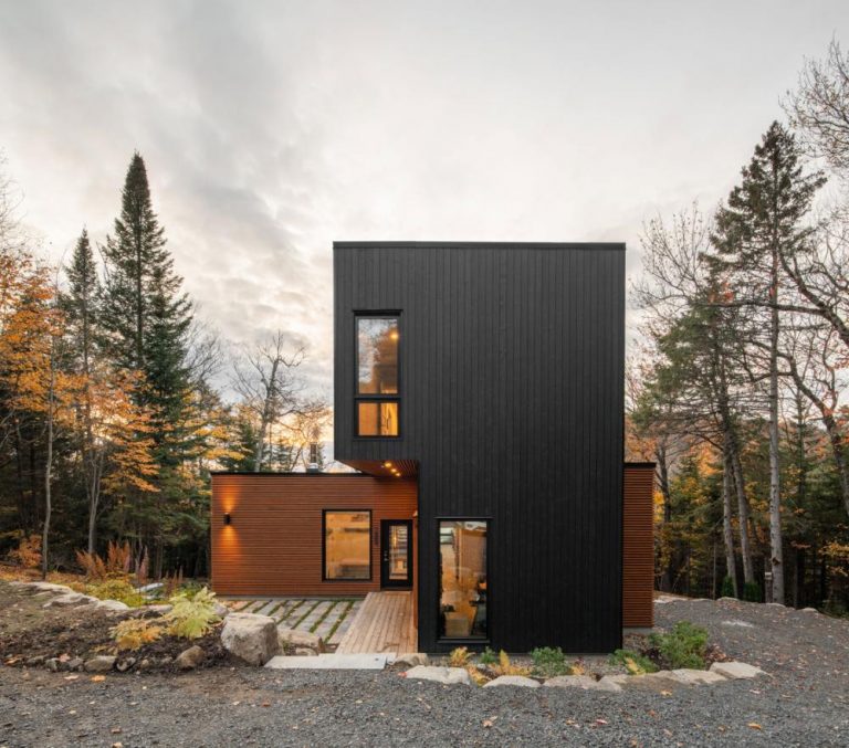 Beautiful Woodland House Built From Five Prefab Modules