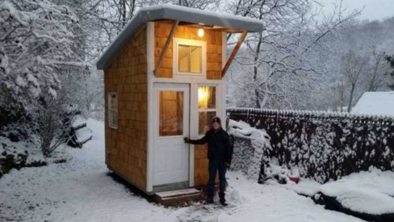 This 13-year-old boy built his own tiny house and only spent $1,500