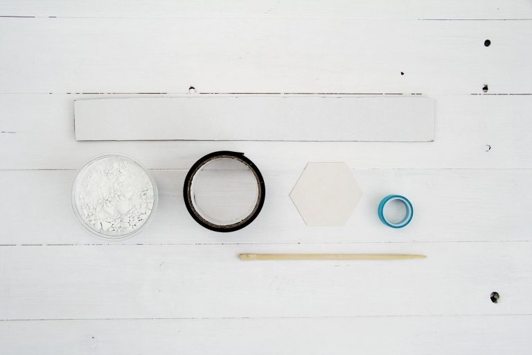 DIY Concrete Hexagon Coasters